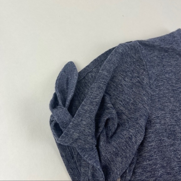 Old Navy Tshirt Girls XL 14 Blue Tie Short Sleeve - Picture 6 of 8